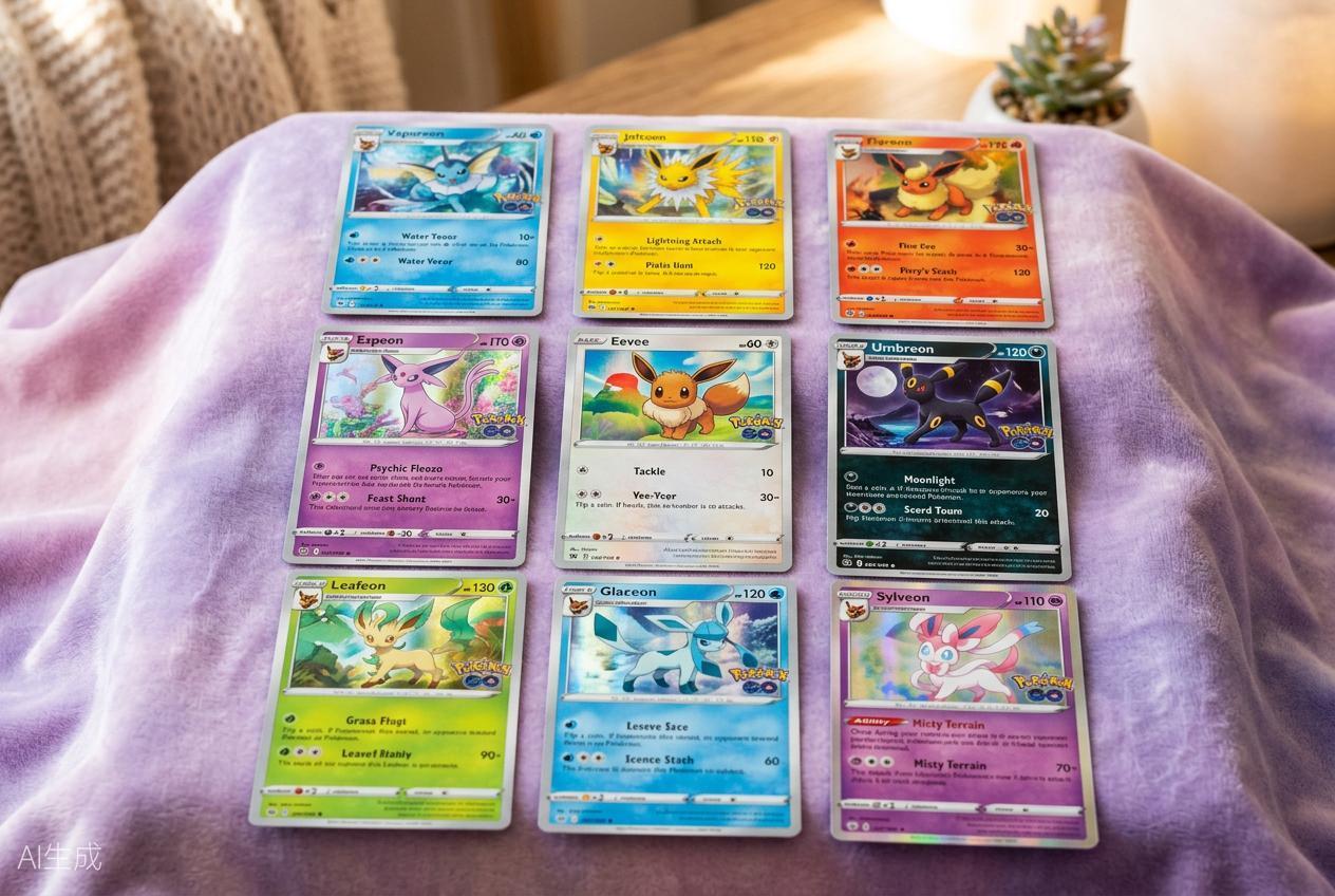 Eevee thematisches Pokemon Karten-Bundle