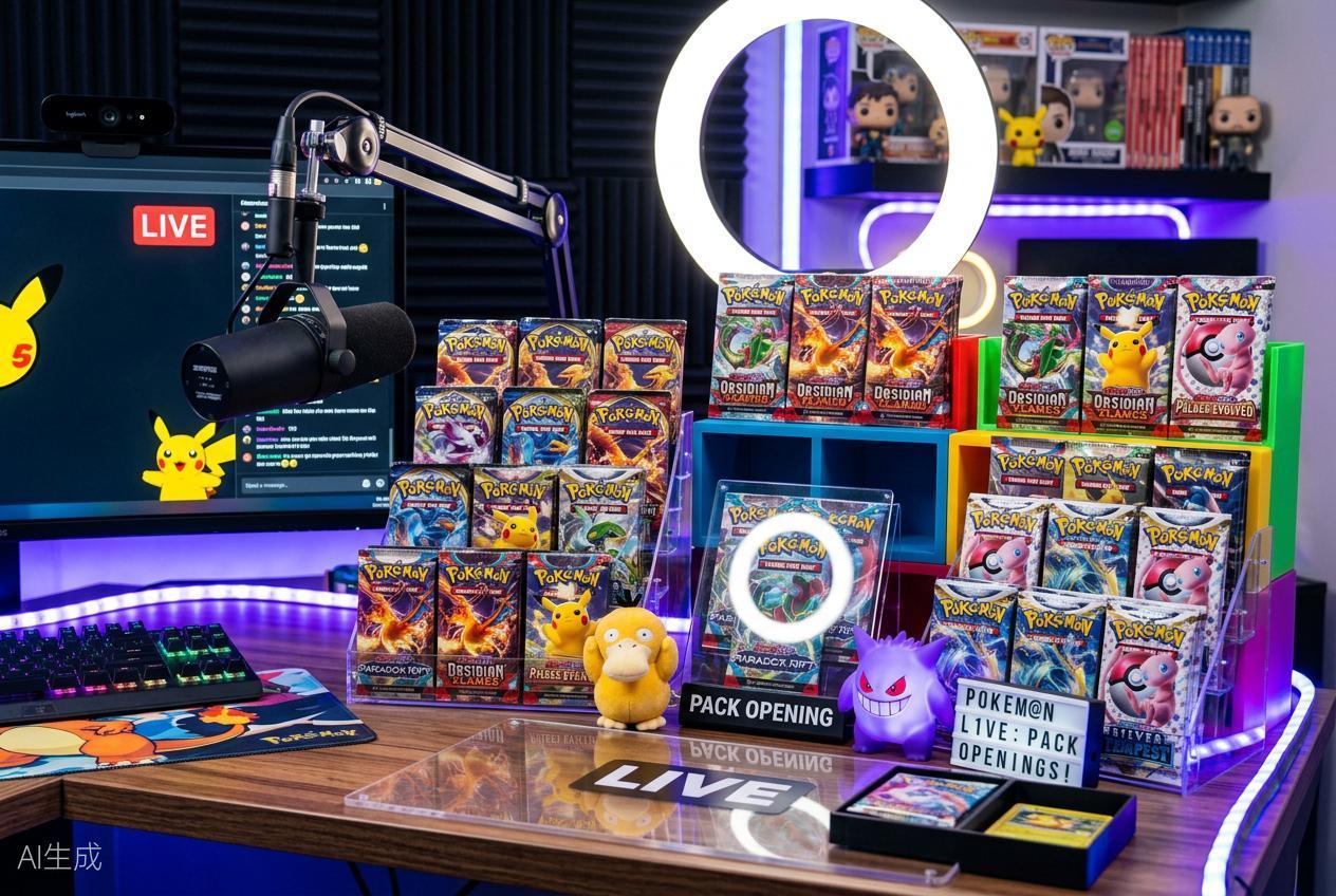 Pokemon Streamer Live-Packs